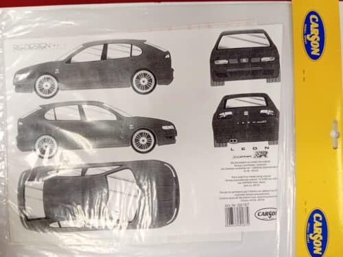 Carson 69187 Stickerset Seat leon 1:10