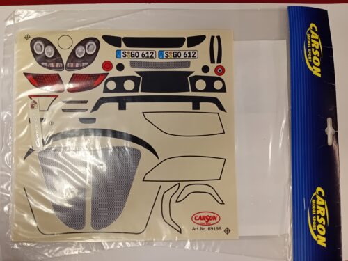 Carson 69196 Stickerset Porsche Carrera GT 1:10