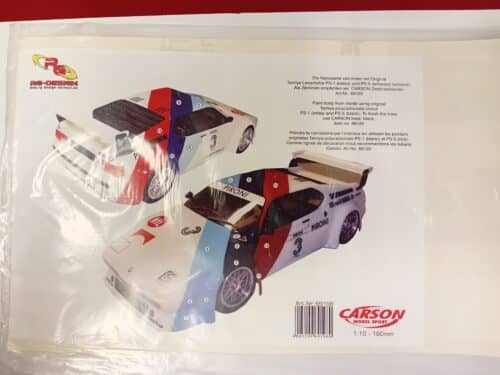 Carson 69198 Stickerst BMW M1 1:10