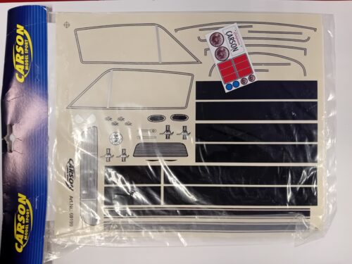Carson 69199 Stickerset Shelby Mustang 1:10