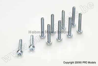 cilindrische kruis kop boutje m3 x 30 mm 10 st