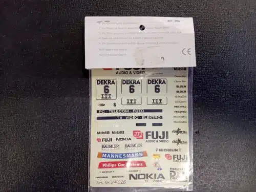 dmc decals 24026 Mercedes zakspeed Promarkt 1994 voor tamiya