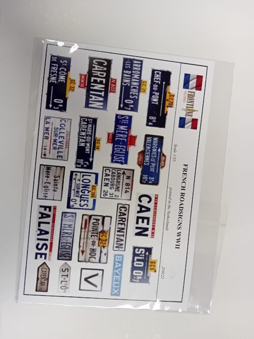 Frontline scale models 250122 French roadsigns WWII