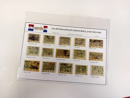 Frontline scale models 250124 Allied roadmaps from Holland WWII