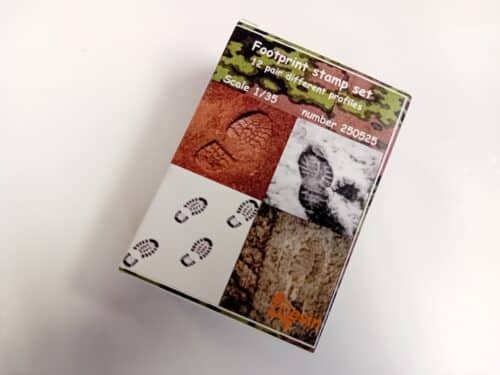 Frontline scale models 250525 Footprint stamp set 12 different pairs