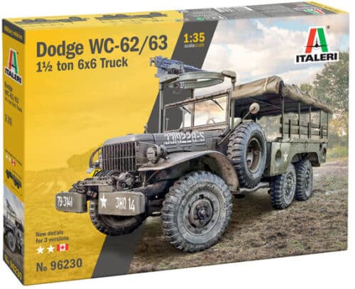 Italeri 96230 Dodge WC-62/63 1 1/2 ton 6x6 Truck