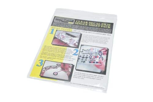 Laser en kleur printer decal sheets clear ( 21.59 x 27.94 cm) 1 st