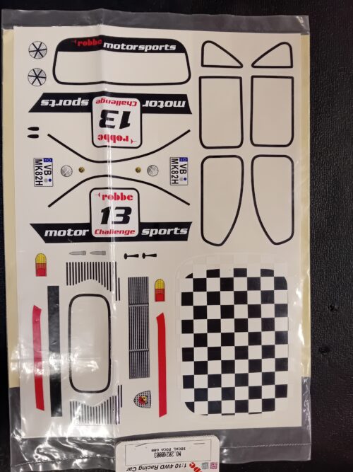 Robbe 20240003 Stickerset Foca 600 4wd Racing car