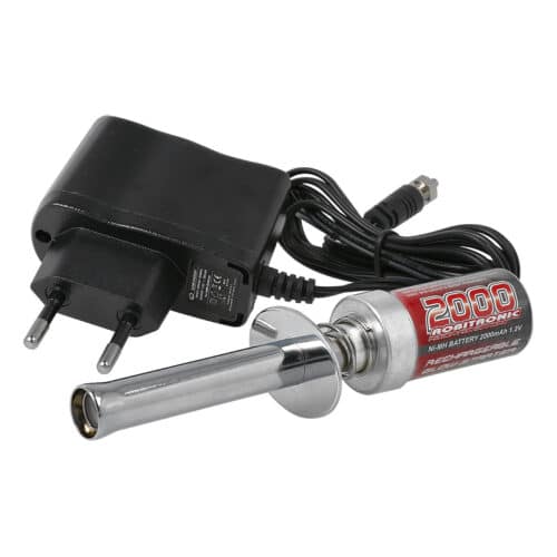 Robitronic RB1018 gloeistarter met lader