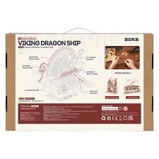 Robotime Rokr viking Dragon Ship LK802