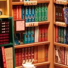 Robotime TGB07 Book Nook Shakespeare's Bookstore