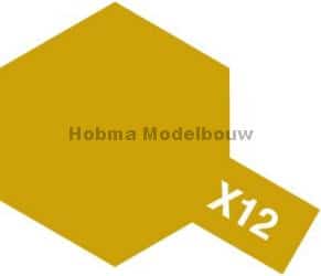 TAMIYA 81512 Verf Mini X12 Blad Goud glans