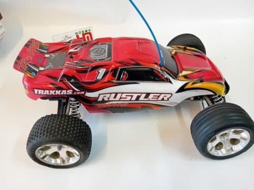 Traxxas 3705 Rustler XL-5 2009 RTR met zender. Tweedehands