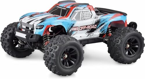 Amewi 22628 Hyper Go Monstertruck brushless 4WD 1:16 RTR blauw/rood