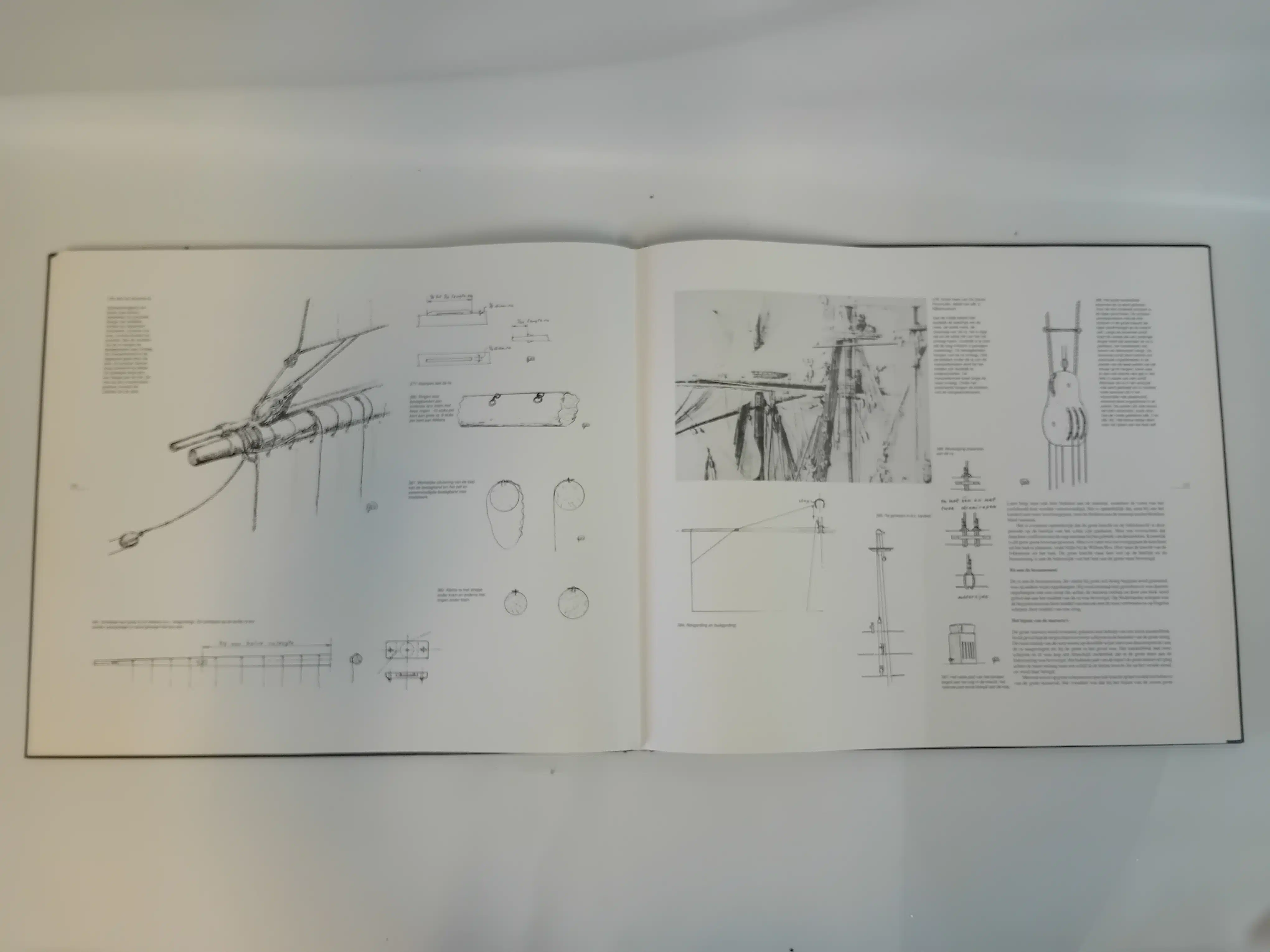 Boek en bouwtekeningen De Zeven Provincien door G.C Dik