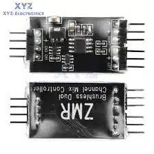 Brushless Dual Channel Mix Controller Speed Difference Mixer Delta Wing V Tail