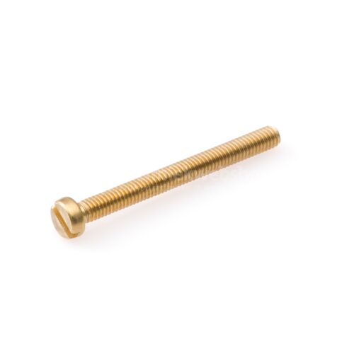 cilinder kop messing zaag sleuf m 3 x 12 mm 10 st