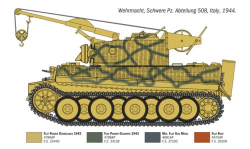 Italeri 6764 Tijger Support Verhicle