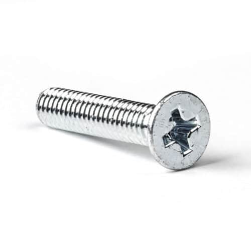 Plat verzonken kruiskop M3 X 8 mm 10 St