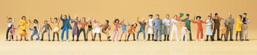 Preiser 14414 H0 Volksfeest bezoekers / bruiloftsgasten 30 stuks