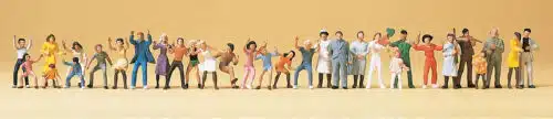 Preiser 14414 H0 Volksfeest bezoekers / bruiloftsgasten 30 stuks