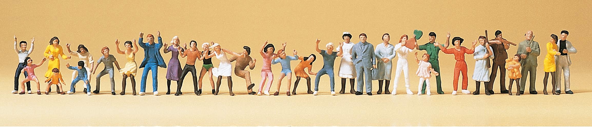 Preiser 14414 H0 Volksfeest bezoekers / bruiloftsgasten 30 stuks