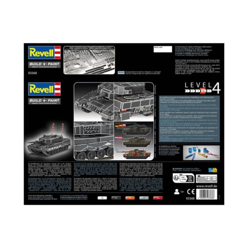 REVELL 03368 lEOPARD 2A4 - Speciale decoratie 40-jarig jubileum