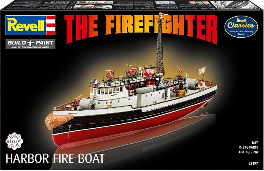 REVELL 05197 The Firefighter Harbor fire boat