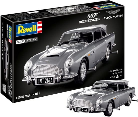 REVELL 07746 James Bond Aston Martin DB5 Click systeem