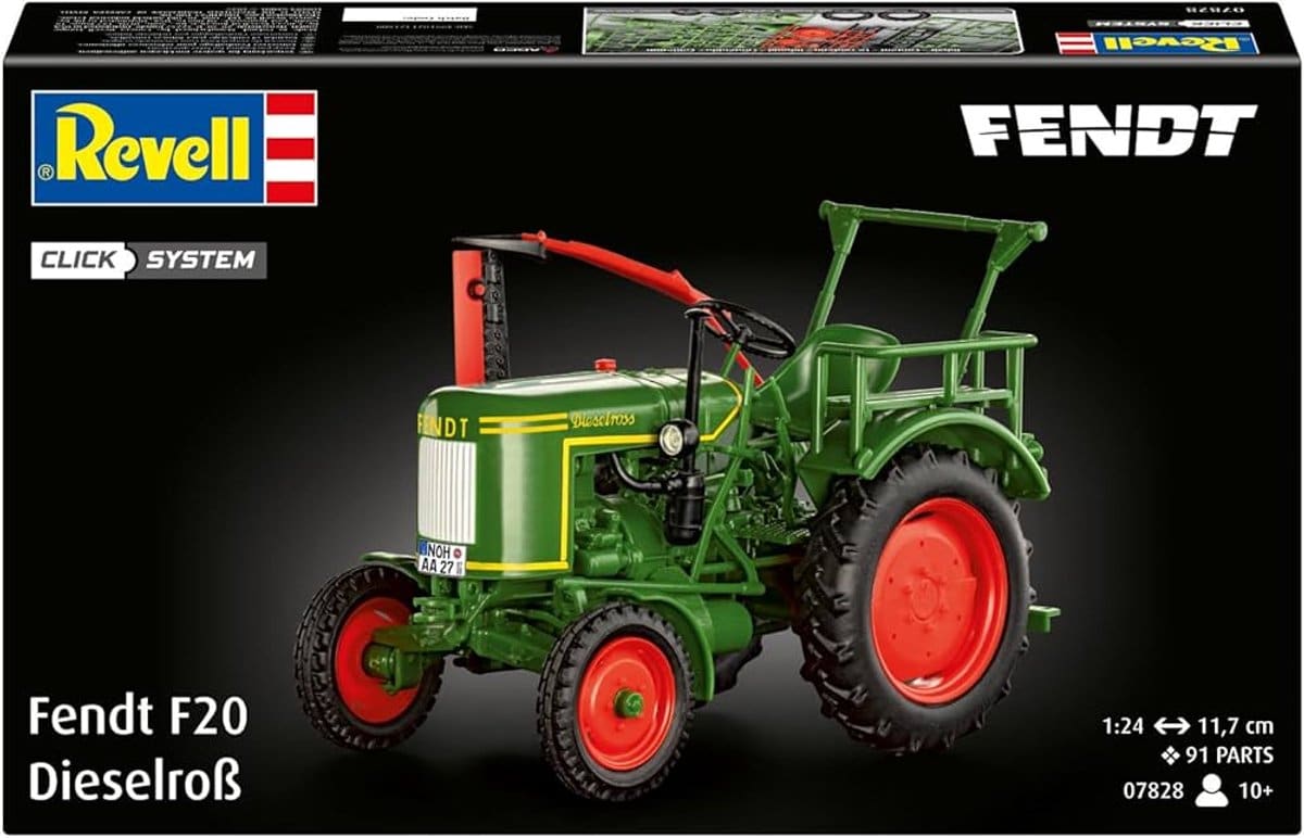 REVELL 07828 Fendt F20 Dieselroß Duitse tractor 1:24