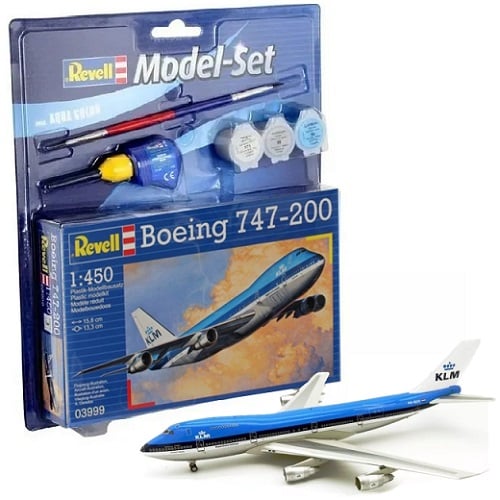 REVELL 63999 Boeing 747-200 incl lijm verf kwastje