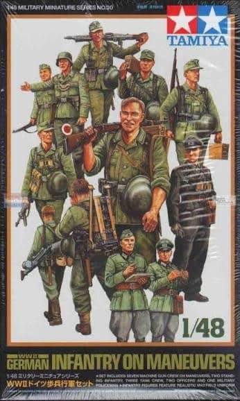 Tamiya 32530 Figuren set DT Infanterie Manöv WWII