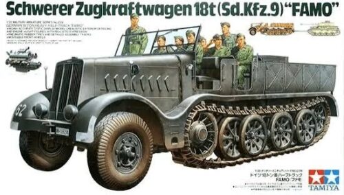 Tamiya 35239 Duitse 18 Ton zware helft-truck 'FAMO'