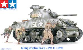 Tamiya 35250 US-M4A3 Sherman 75mm gun Late