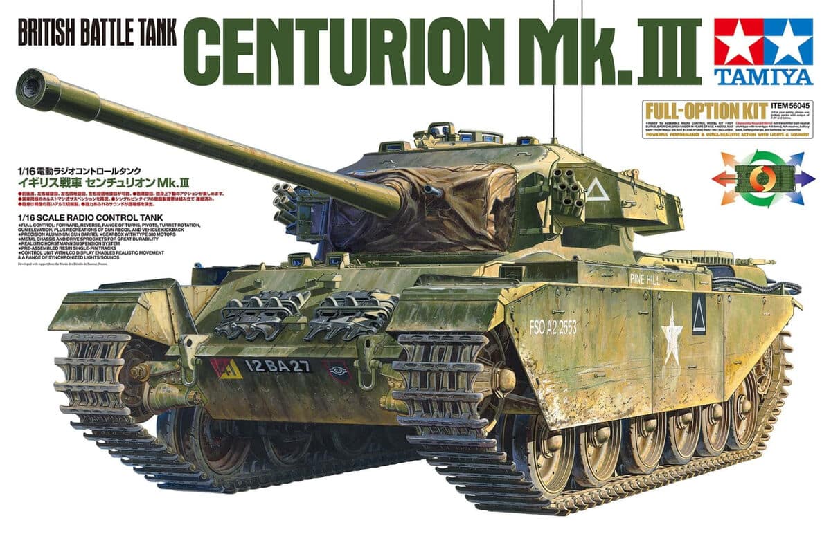 TAMIYA 56045 Centurion Mk.III Radio Control Full Option Kit