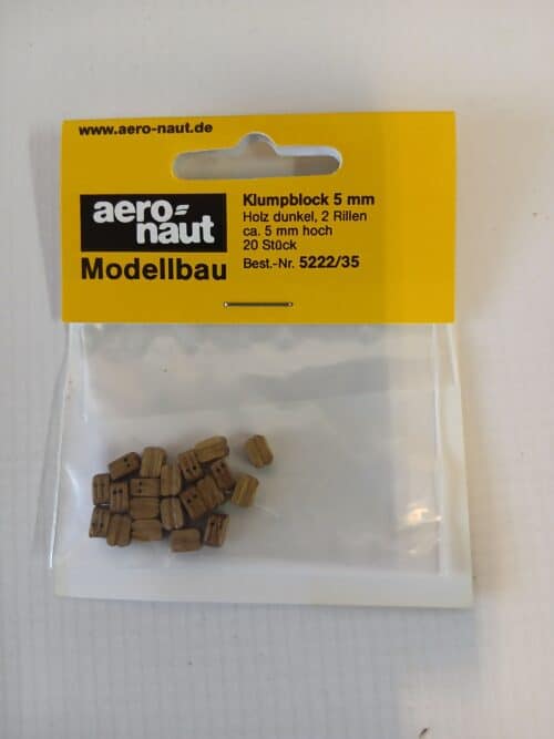 Aeronaut 5222 35 dubbel blok 2 R 5 mm 20 st