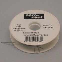 AERONAUT 7325 08 RVS garen 0.55 mm ca 25 m