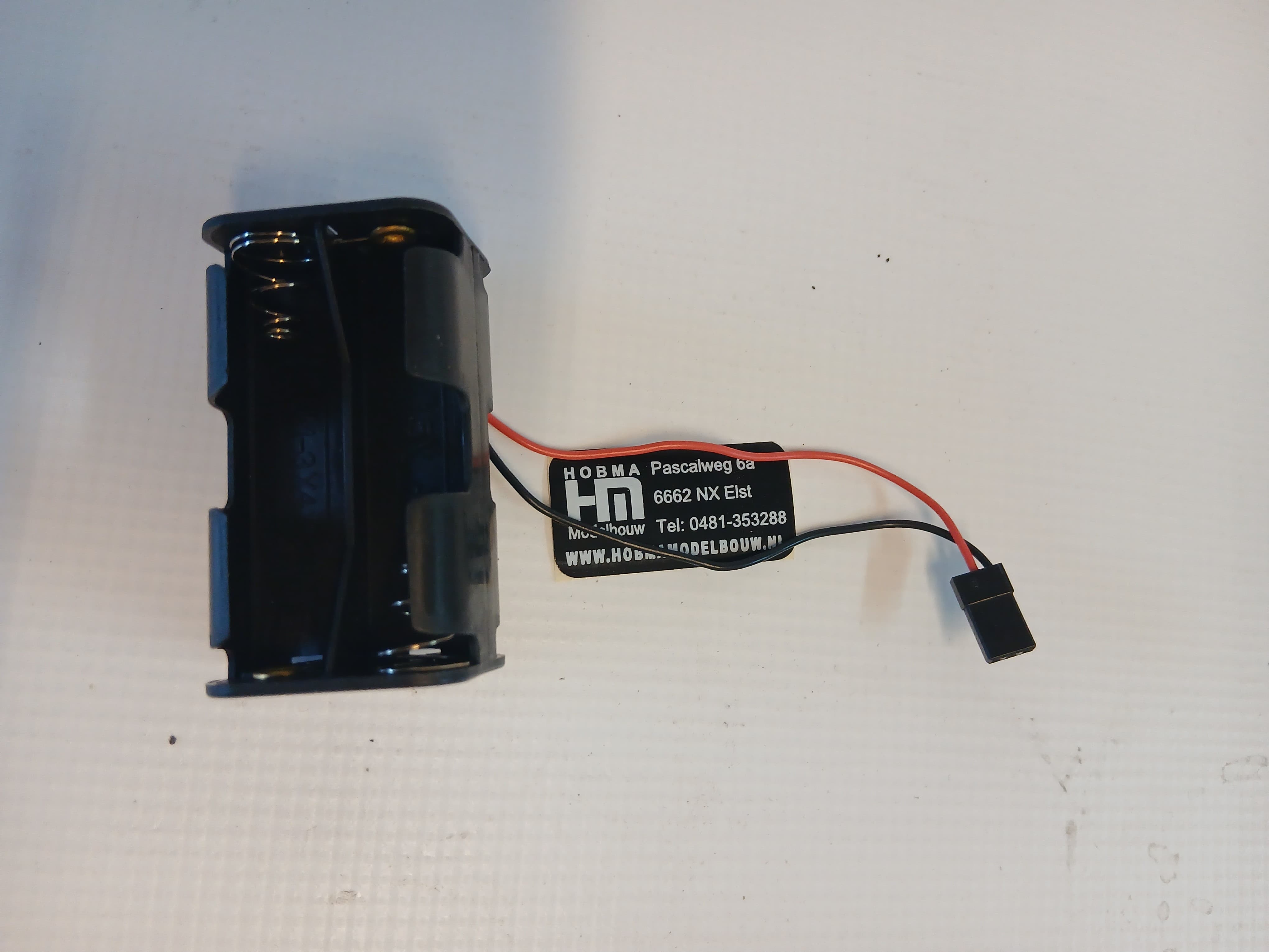 batterij Box 4 x aa met servo stekker