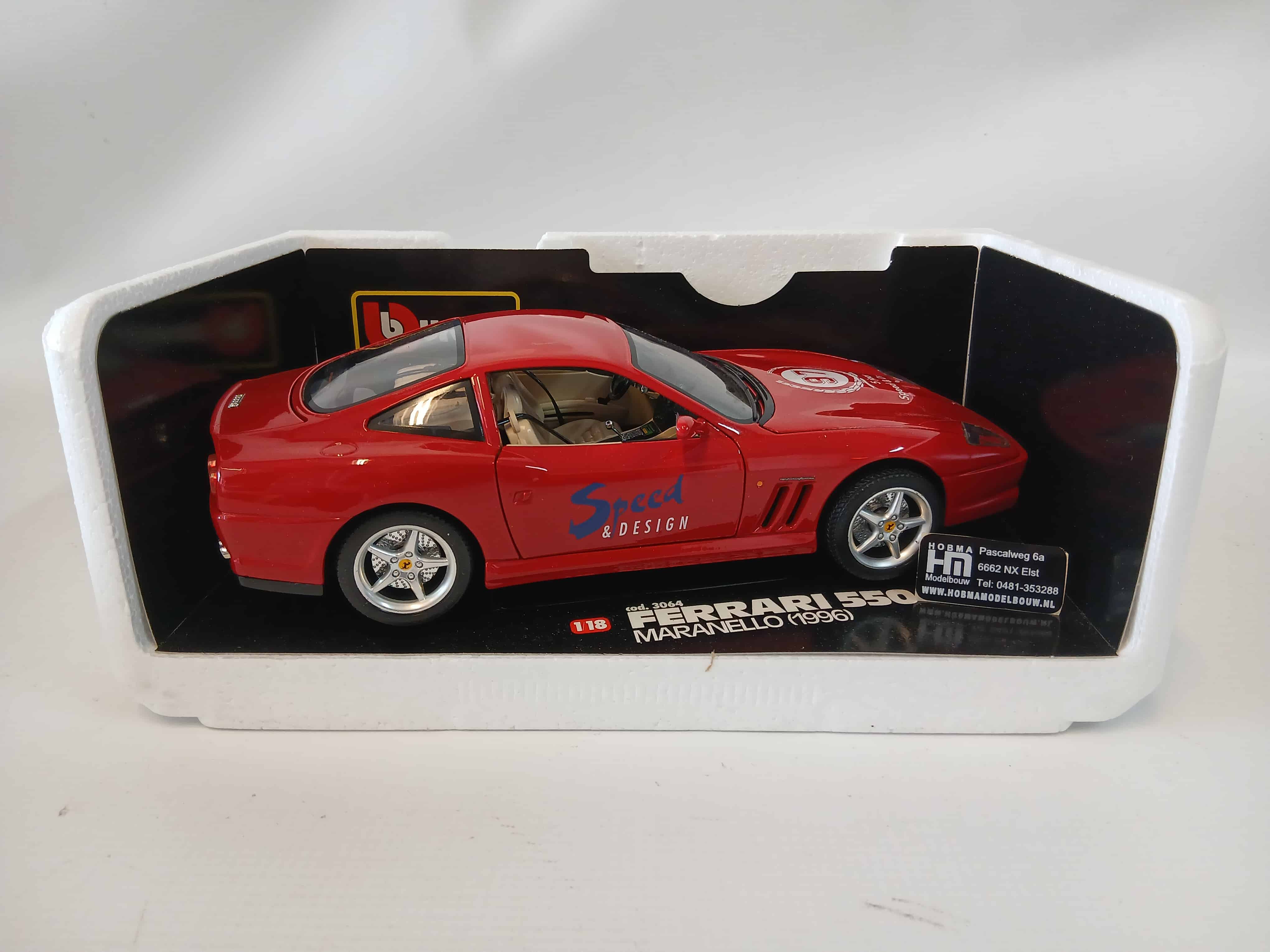 BURAGO FERRARI 550 MARANELLO ( 19 96 ) code 3064