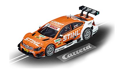 Carrera 30710 AMG-Mercedes C-Coupe DTM gebruikt mist spoiler