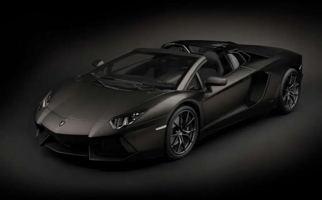 Pocher HK121F Lamborghini Aventador LP700 4 ROADSTER NERO NEMESSIS
