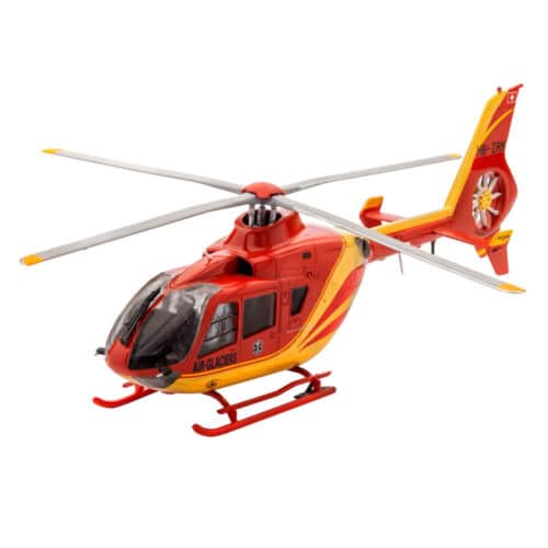 REVELL 74986 Airbus helicopters EC 135 air glaciers incl lijm verf kwastje