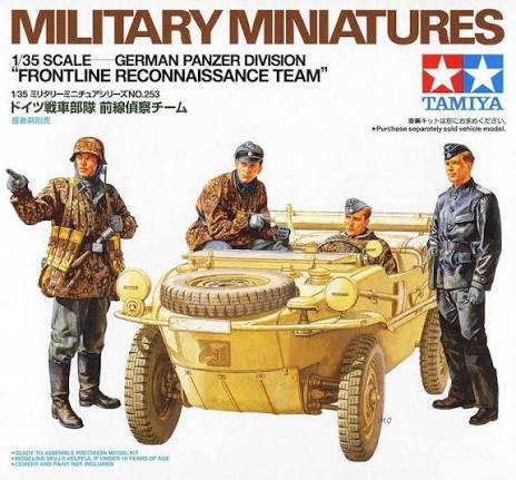 TAMIYA 35253 German Panzer division frontline reconnaissance team