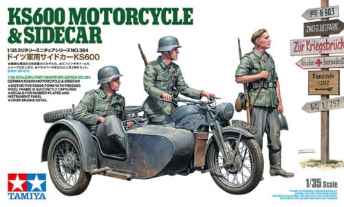 TAMIYA 35384 KS600 Motercycle & sidecar