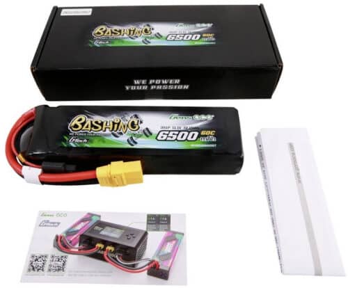 Gens Ace Bashing 6500mAh LiPo accu 11.1V 3S1P 60C Met XT90 stekker