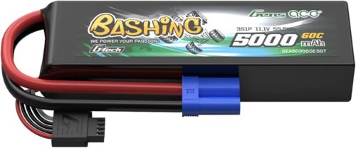 Gens Ace Bashing G - Tech 5000mAh 11.1V 3S1P 60C Lipo Accu Met EC5