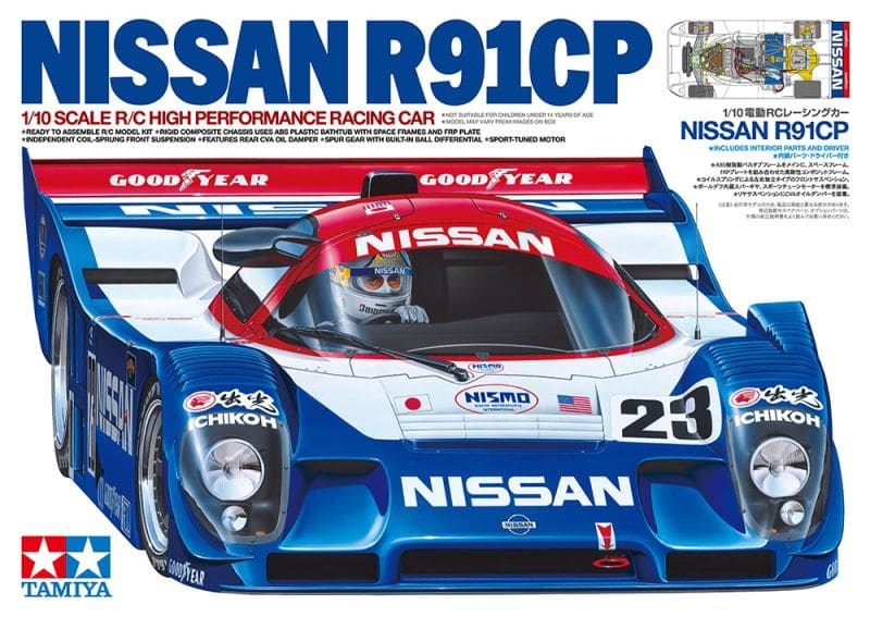 Tamiya 47531 Nissan R91CP Group C Limited Edition schaal 1:10