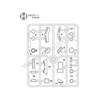 TAMIYA 9115143 H-Teile 56020