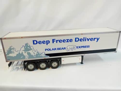 Gebouwde TAMIYA 56319 Reefer trailer 1:14