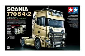 Gebouwde Tamiya 56379 RC Scania 770 S 4x2 Truck